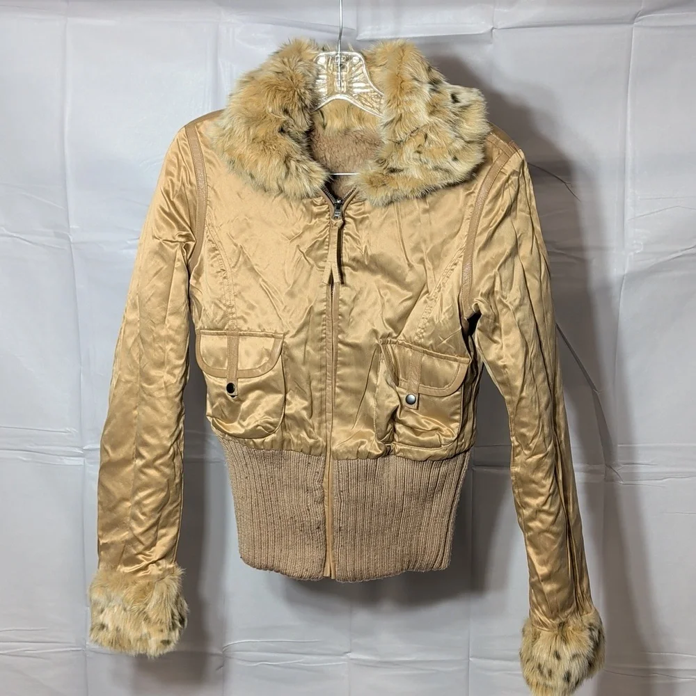 June Rabbit Fur Reverseable Jacket - Picture 4 of 7